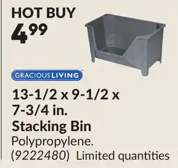Princess Auto 13-1/2 x 9-1/2 x 7-3/4 in. Stacking Bin offer