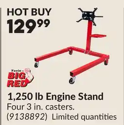 Princess Auto 1,250 lb Engine Stand offer