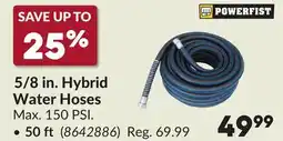 Princess Auto 5/8 in. Hybrid Water Hoses offer