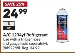 Princess Auto A/C 1234jf Refrigerant offer