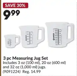 Princess Auto 3 pc Measuring Jug Set offer