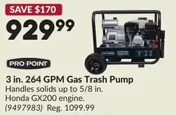 Princess Auto 3 in. 264 GPM Gas Trash Pump offer