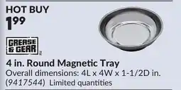 Princess Auto 4 in. Round Magnetic Tray offer