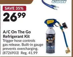 Princess Auto A/C On The Go Refrigerant Kit offer