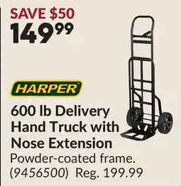 Princess Auto 600 lb Delivery Hand Truck with Nose Extension offer