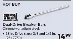 Princess Auto Dual-Drive Breaker Bars offer