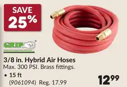 Princess Auto 3/8 in. Hybrid Air Hoses offer