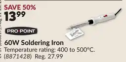 Princess Auto 60W Soldering Iron offer