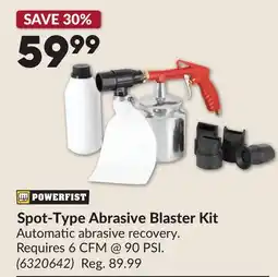 Princess Auto Spot-Type Abrasive Blaster Kit offer