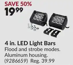 Princess Auto 4 in. LED Light Bars offer