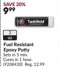 Princess Auto Fuel Resistant Epoxy Putty offer