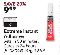 Princess Auto Extreme Instant Adhesive offer