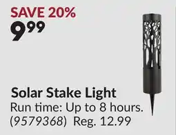 Princess Auto Solar Stake Light offer