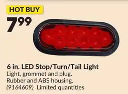 Princess Auto 6 in. LED Stop/Turn/Tail Light offer