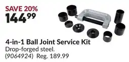 Princess Auto 4-in-1 Ball Joint Service Kit offer
