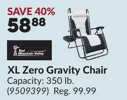 Princess Auto XL Zero Gravity Chair offer
