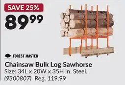 Princess Auto Chainsaw Bulk Log Sawhorse offer