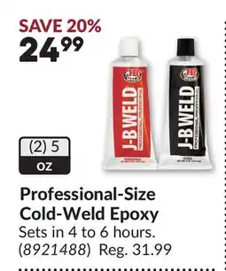 Princess Auto Professional-Size Cold-Weld Epoxy offer