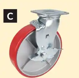 Princess Auto 8 in. Polyurethane/Steel Casters offer