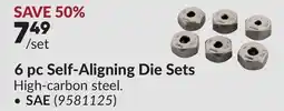 Princess Auto 6 pc Self-Aligning Die Sets, SAE offer