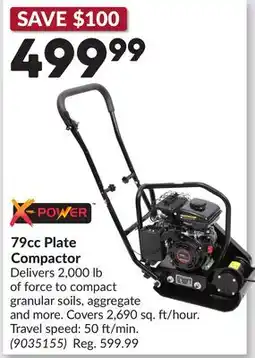 Princess Auto 79cc Plate Compactor offer