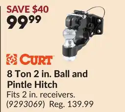 Princess Auto 8 Ton 2 in. Ball and Pintle Hitch offer