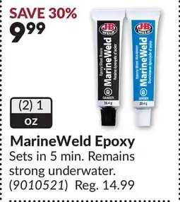 Princess Auto MarineWeld Epoxy offer