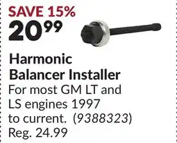 Princess Auto Harmonic Balancer Installer offer