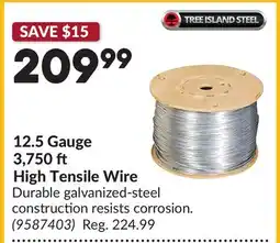 Princess Auto 12.5 Gauge 3,750 High Tensile Wire offer