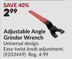 Princess Auto Adjustable Angle Grinder Wrench offer