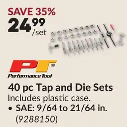 Princess Auto 40 pc Tap and Die Sets offer