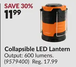 Princess Auto Collapsible LED Lantern offer