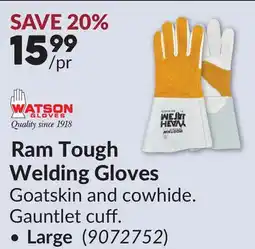 Princess Auto Ram Tough Welding Gloves, Large offer