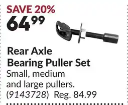Princess Auto Rear Axle Bearing Puller Set offer