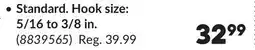 Princess Auto Standard. Hook size Load Binders offer