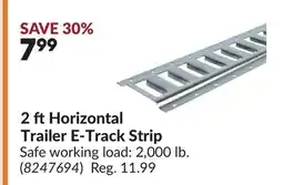 Princess Auto 2 ft Horizontal Trailer E-Track Strip offer