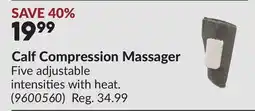 Princess Auto Calf Compression Massager offer