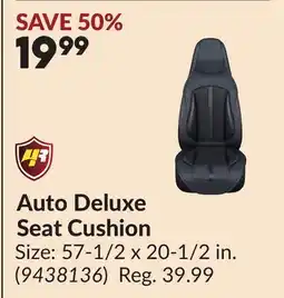 Princess Auto Auto Deluxe Seat Cushion offer