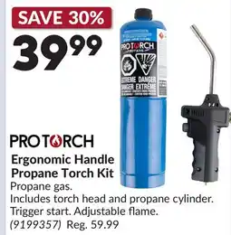 Princess Auto PROTORCH Ergonomic Handle Propane Torch Kit offer