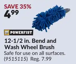Princess Auto 12-1/2 in. Bend and Wash Wheel Brush offer