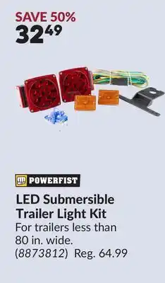 Princess Auto LED Submersible Trailer Light Kit offer