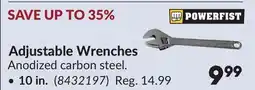Princess Auto Adjustable Wrenches offer