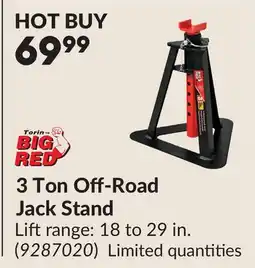 Princess Auto 3 Ton Off-Road Jack Stand offer