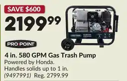 Princess Auto 4 in. 580 GPM Gas Trash Pump offer