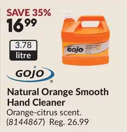 Princess Auto Natural Orange Smooth Hand Cleaner offer
