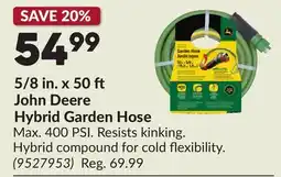 Princess Auto 5/8 in. x 50 John Deere Hybrid Garden Hose offer