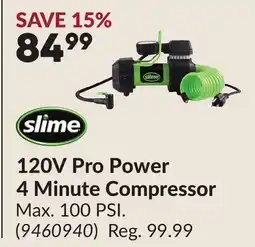 Princess Auto 120V Pro Power 4 Minute Compressor offer