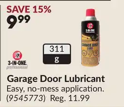 Princess Auto Garage Door Lubricant offer