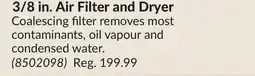 Princess Auto 3/8 in. Air Filter and Dryer offer