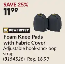 Princess Auto Foam Knee Pads with Fabric Cover offer